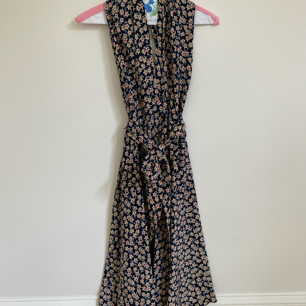 Ralph Lauren vintage flower backless  summer dress